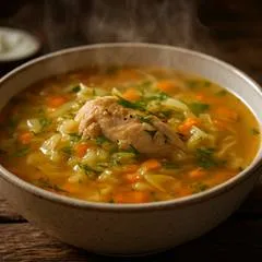 Щи из свежей капусты с курицей: домашний суп без хлопот
